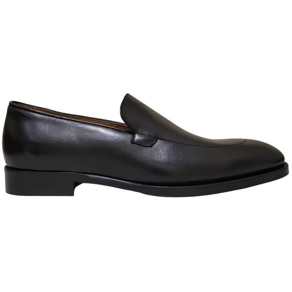 Bruno Magli Men Pertini Slip On Loafers Size US 10M Black Leather